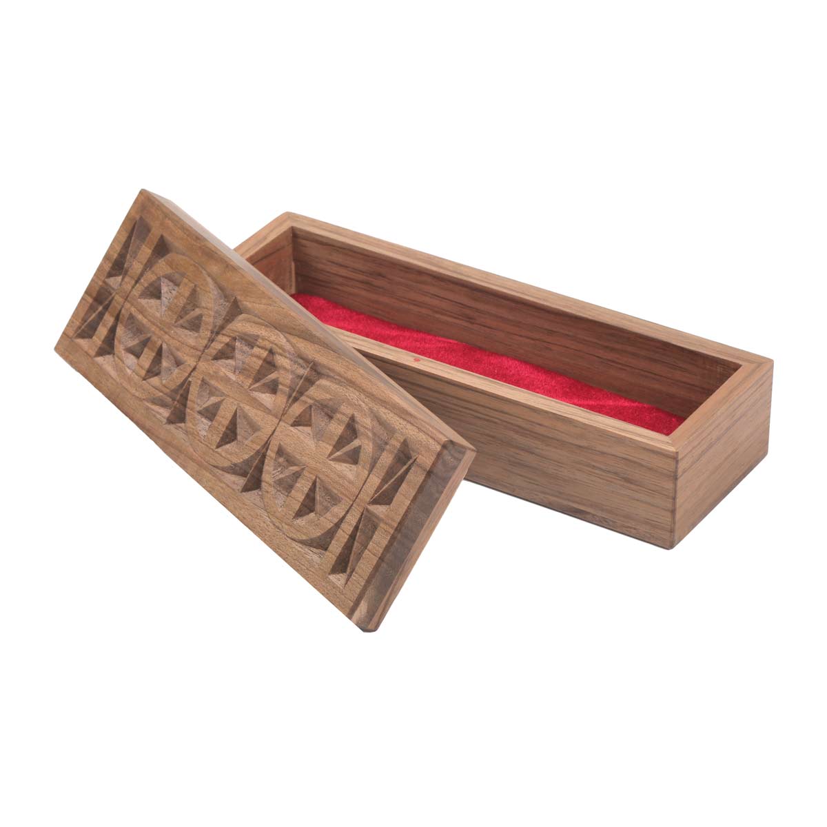 Rectangle Wooden Gift Box | Fine Carved Gift Box