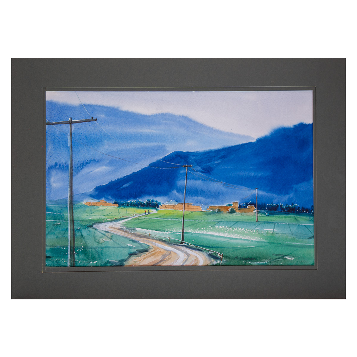 Water Painting| Village Painting