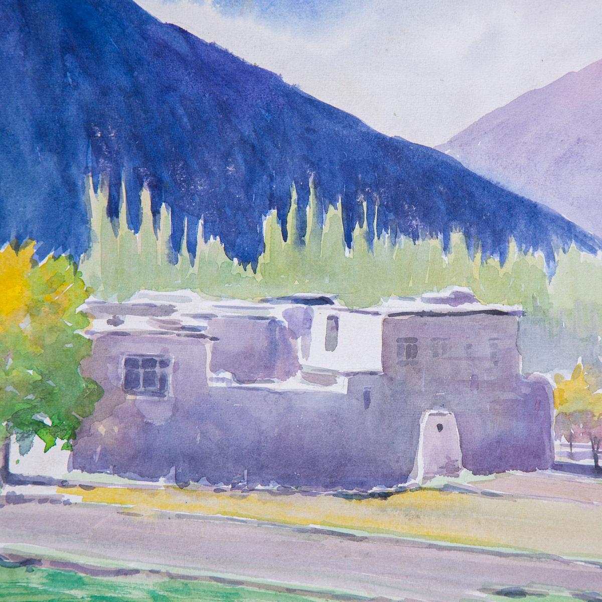 Village Painting| Water Color Artwork