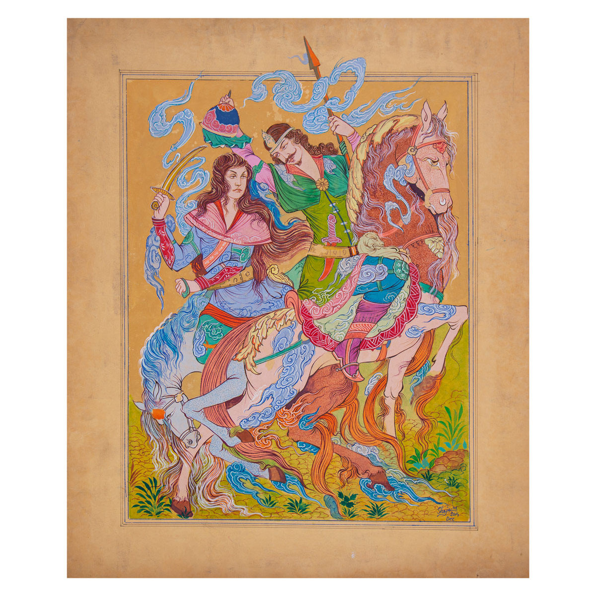 Persian Ancient Tales Painting| Persian Fine Art