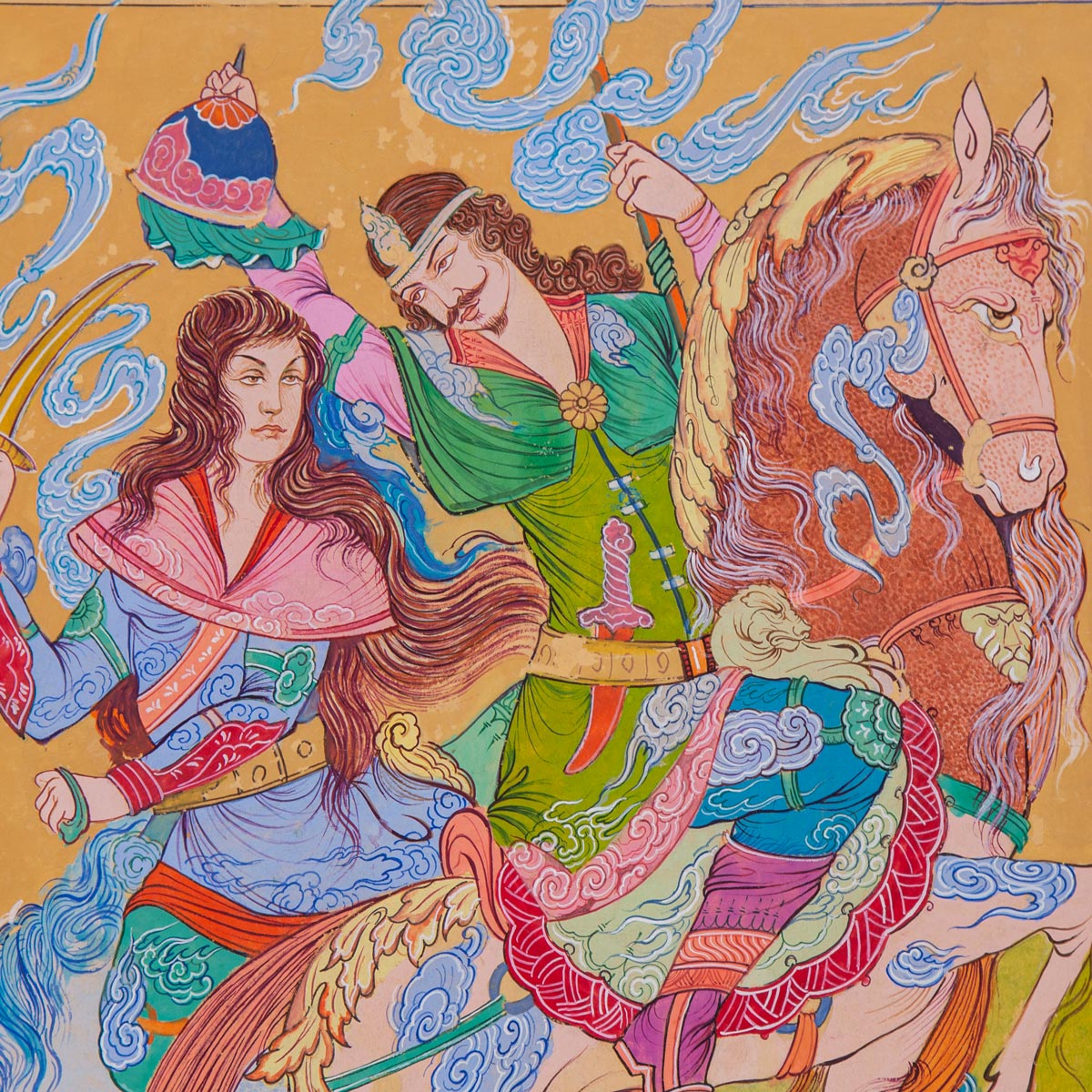 Persian Ancient Tales Painting| Persian Fine Art