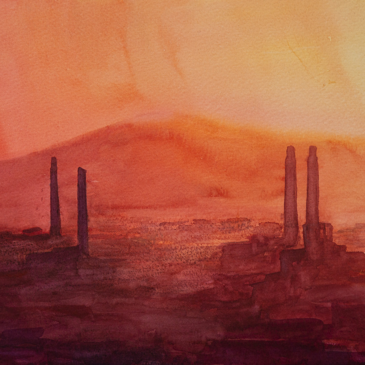 Sunset Painting | Water Color Artwork