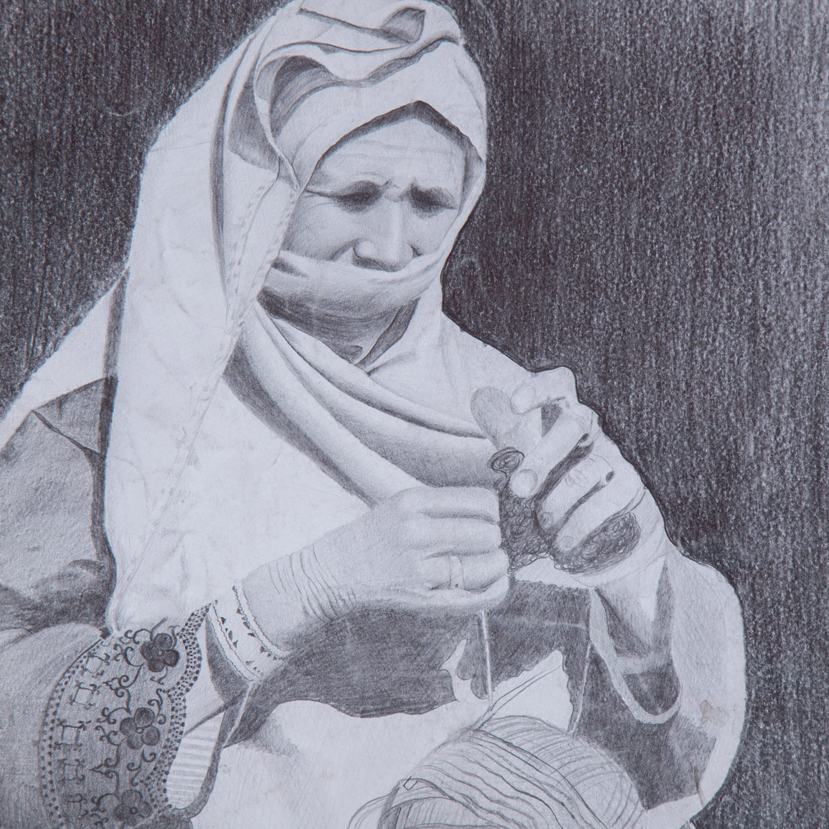 Village Working Woman| Water Color Painting
