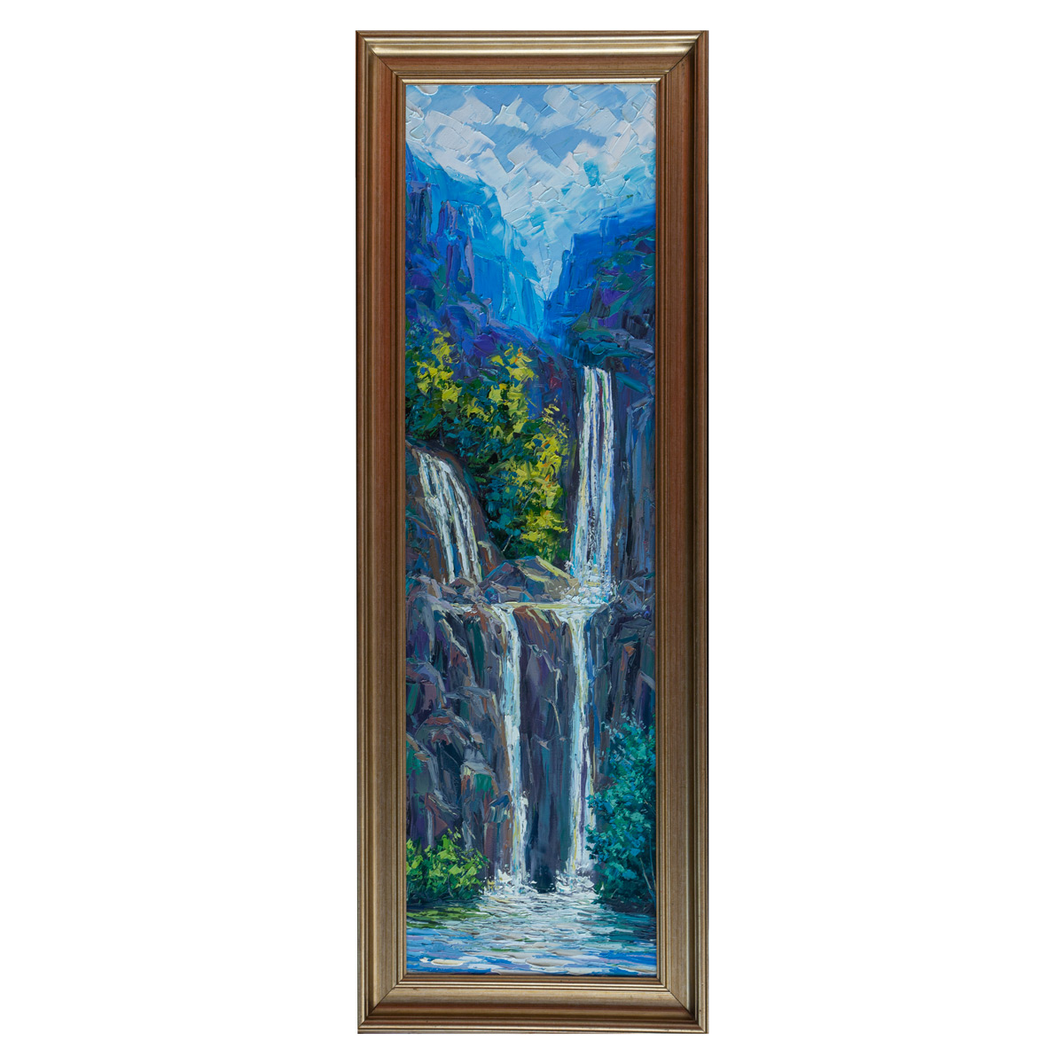 Waterfall Painting| Water Color Artwork