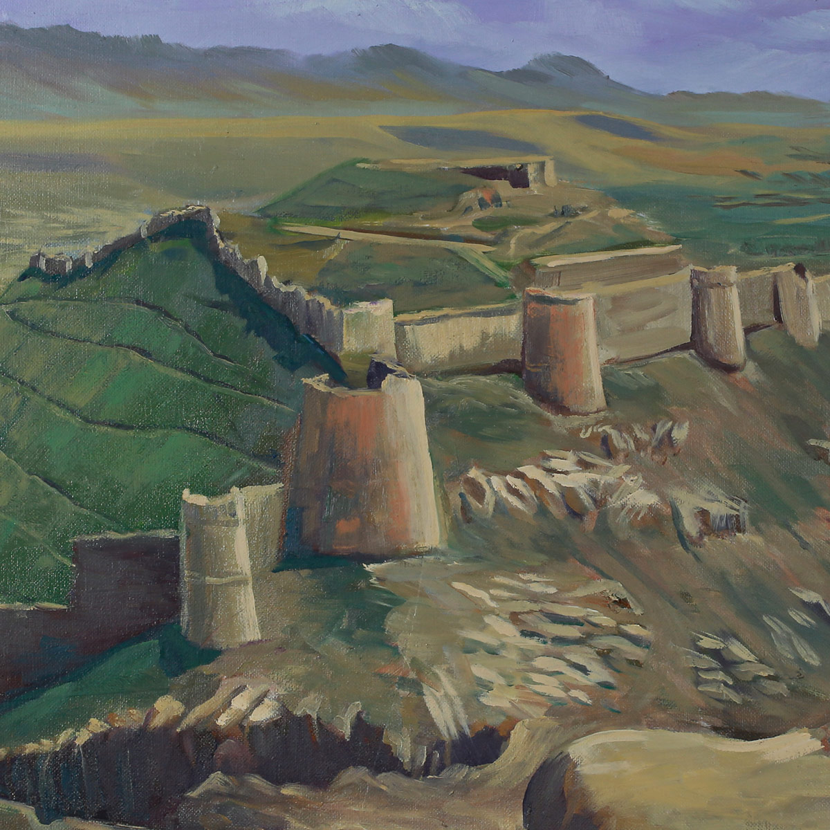 Bala Hesar Kabul Artwork | Wall Art Painting