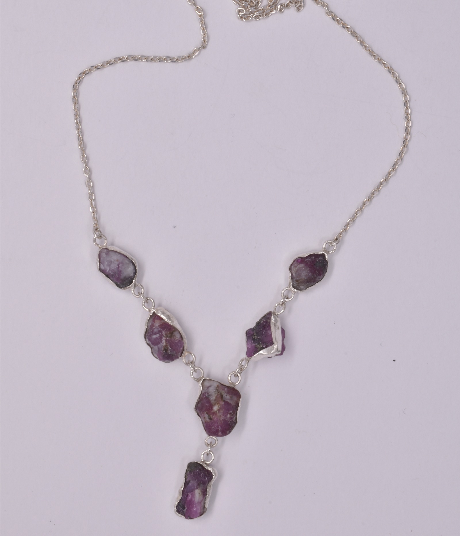 Ruby Necklace handmade