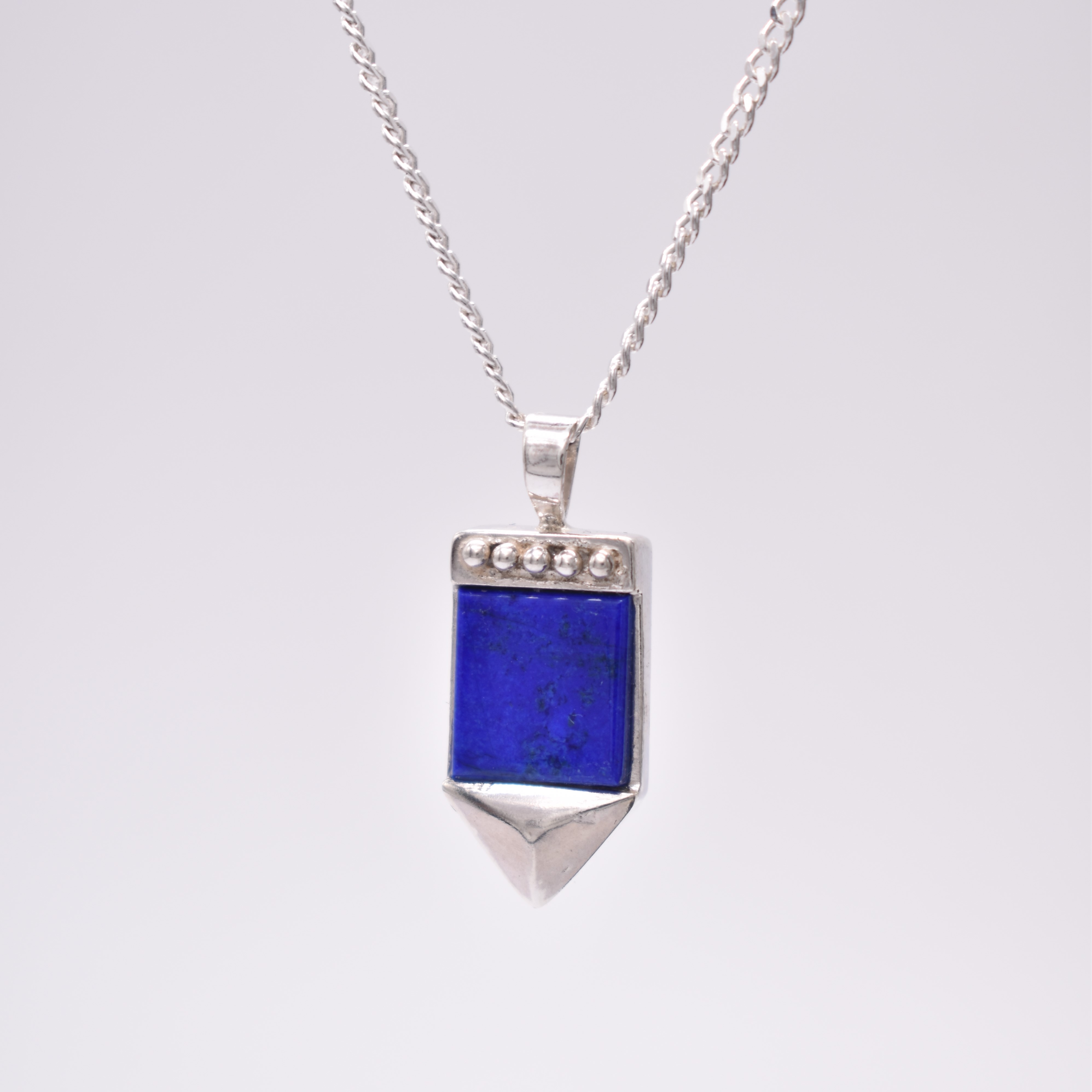Afghan Lapis Elegance Pendant