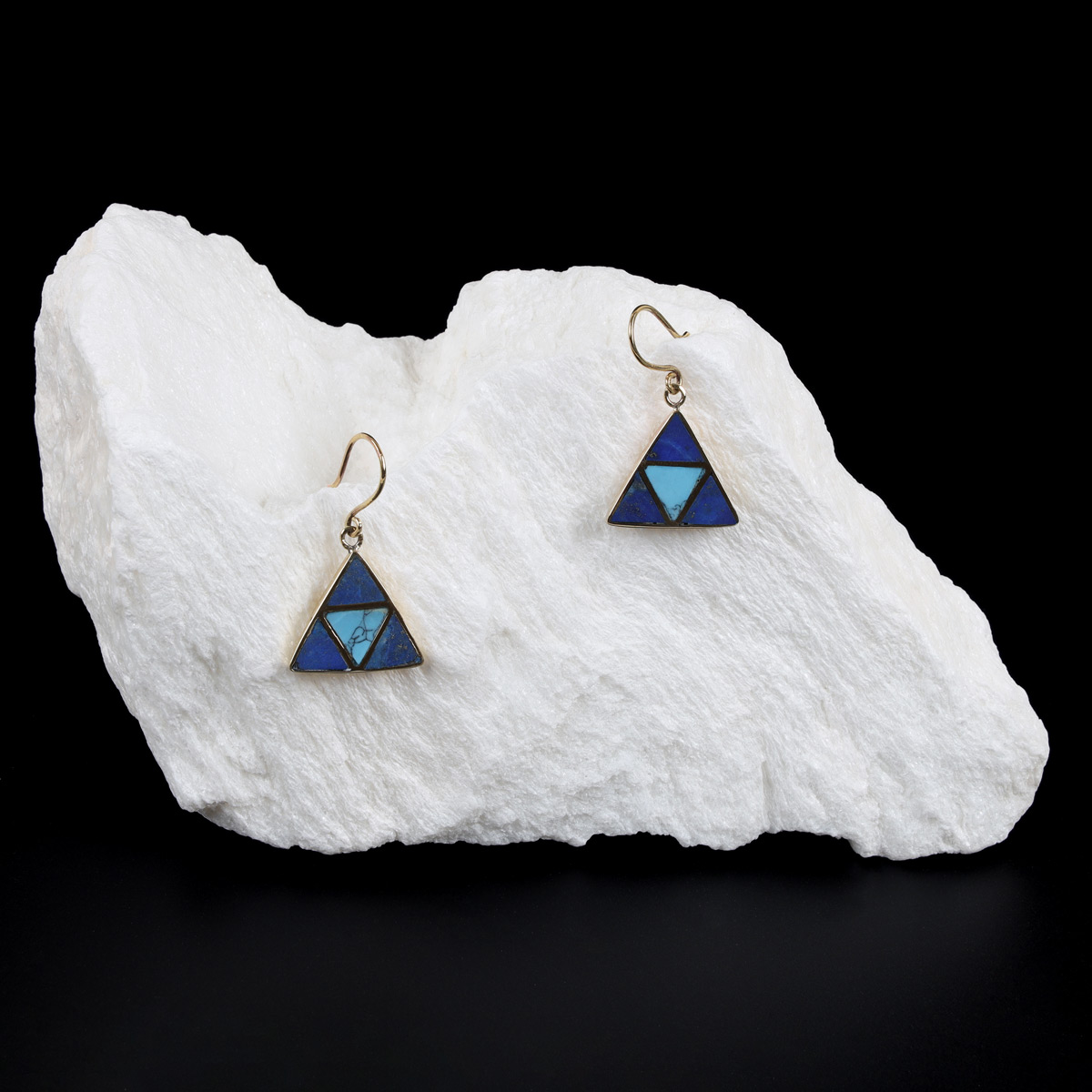 Earrings, Drop, lightewight earrings for women, Lapis Earrings