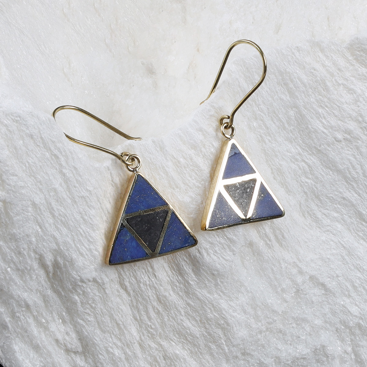 Earrings, Drop, lightewight earrings for women, Lapis Earrings 