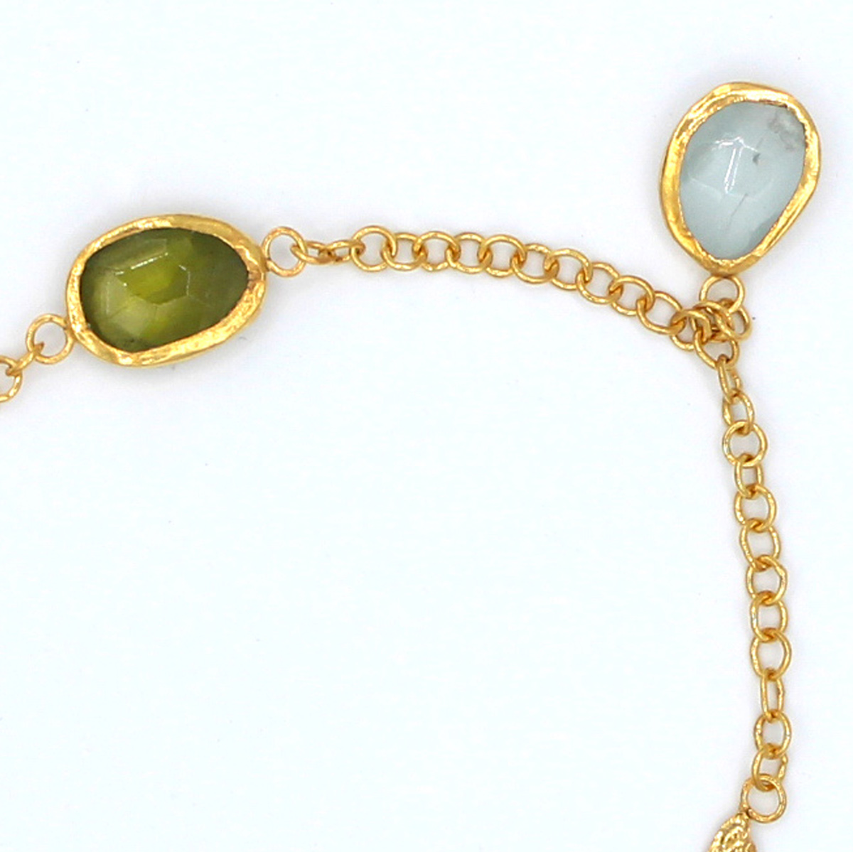 Amethyst Silver Neck Chain | Gold Plated Chain