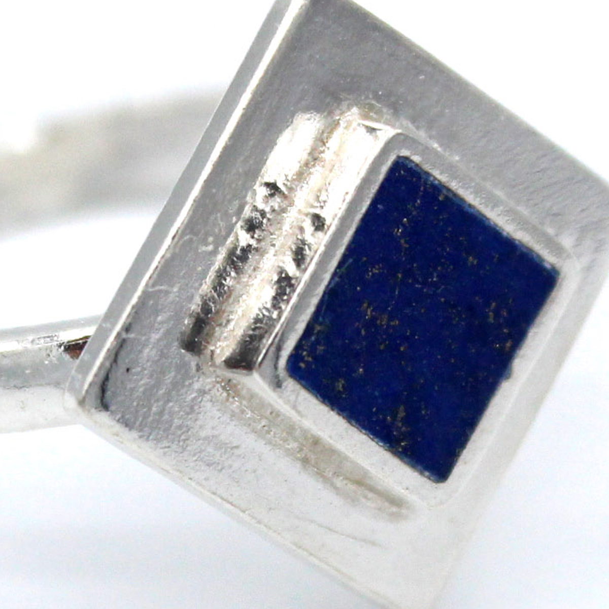 Lapis Lazuli Marquise Ring | Silver Ring