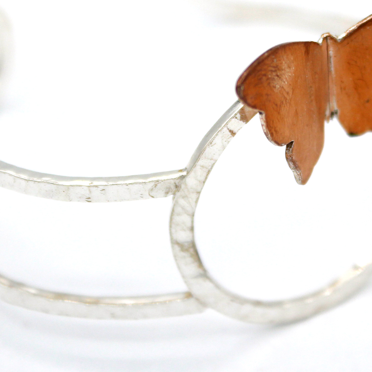 Silver Cuff Bracelet | Butterfly Design Bracelet