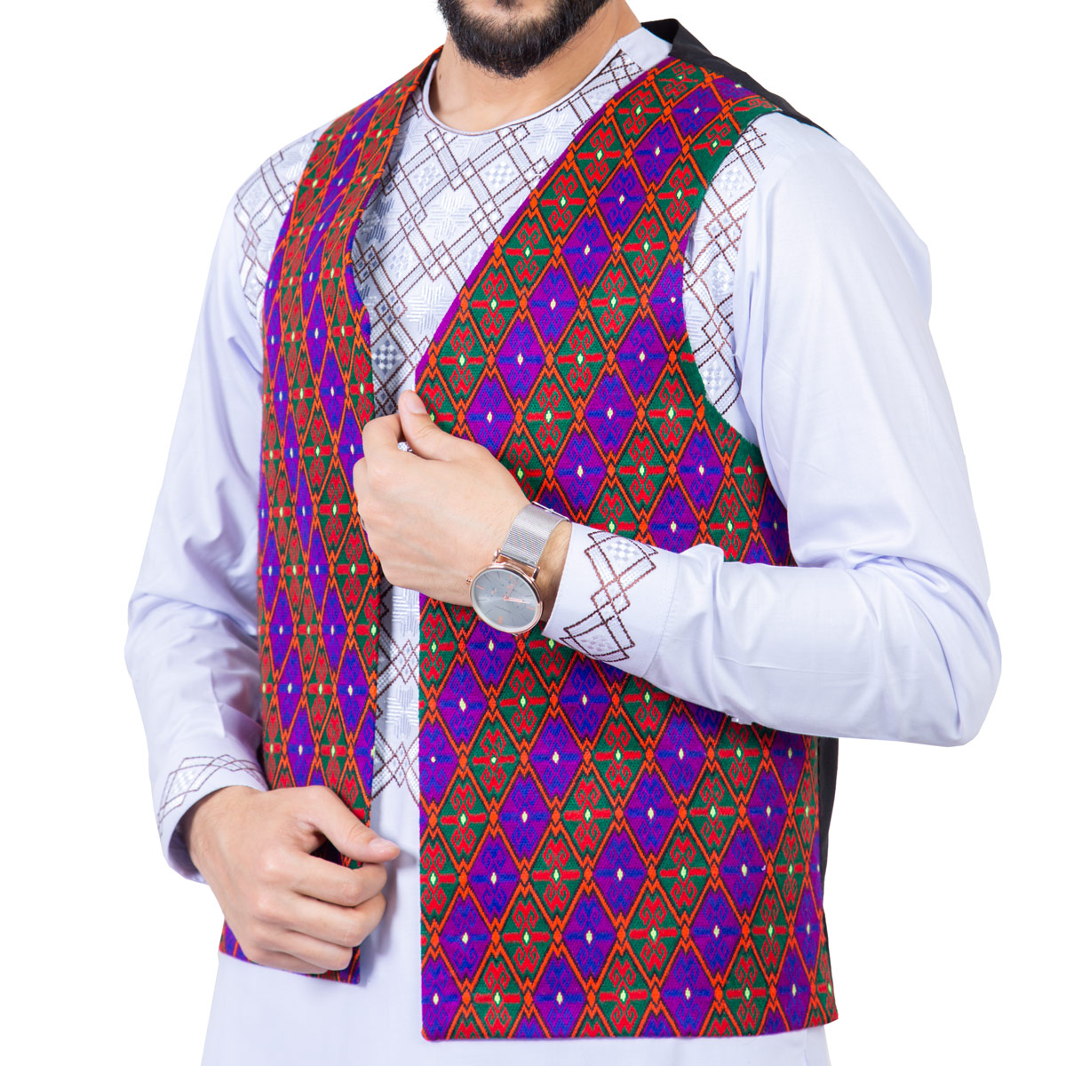Hazaragi Design Handmade Waistcoat | Traditional Waistcoat