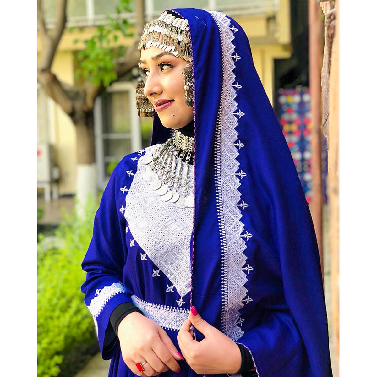 Hazargi Design Party Dress  | Hand-embroidered Women Dress 
