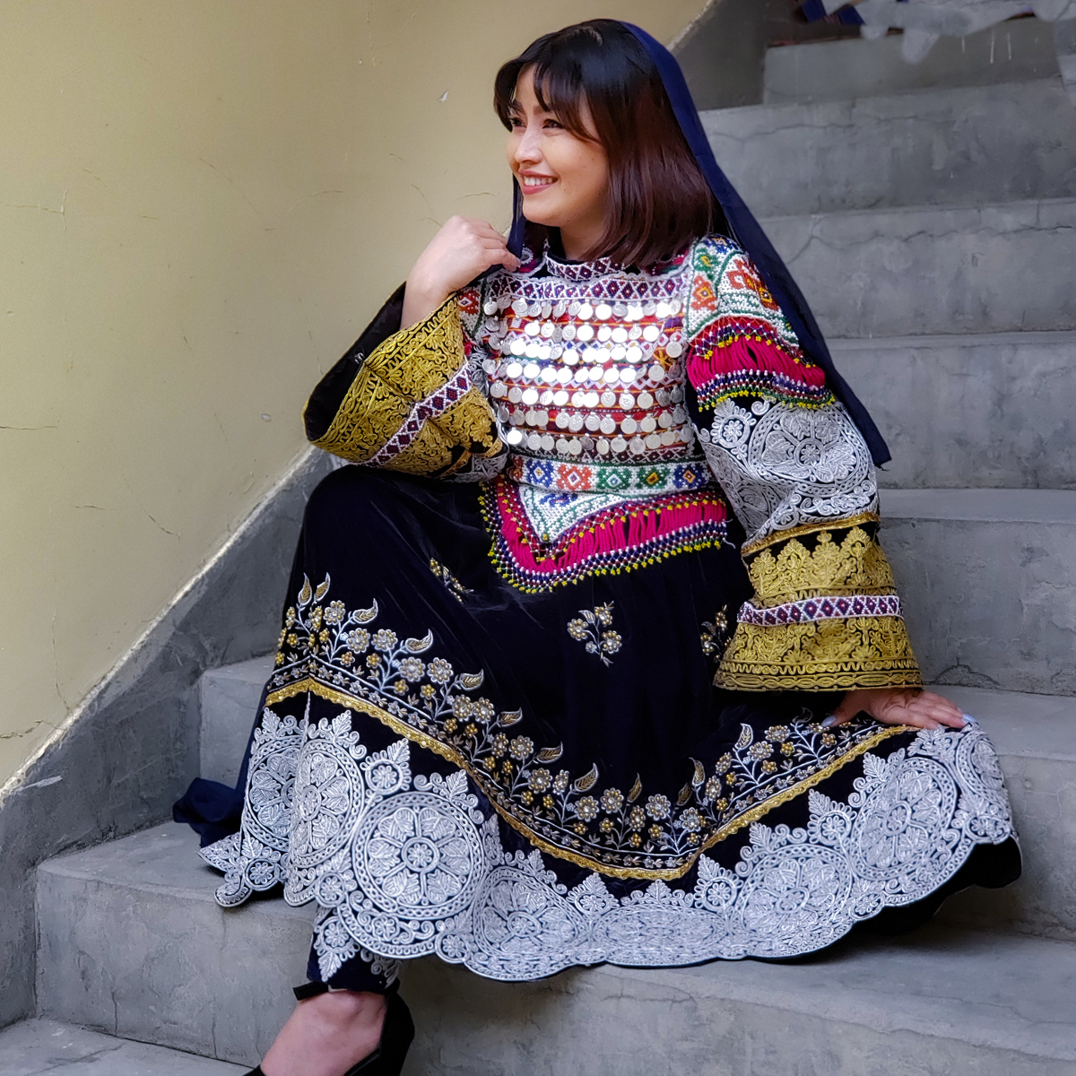 Gande Afghani  |  Afghan Handmade Wedding Clothes
