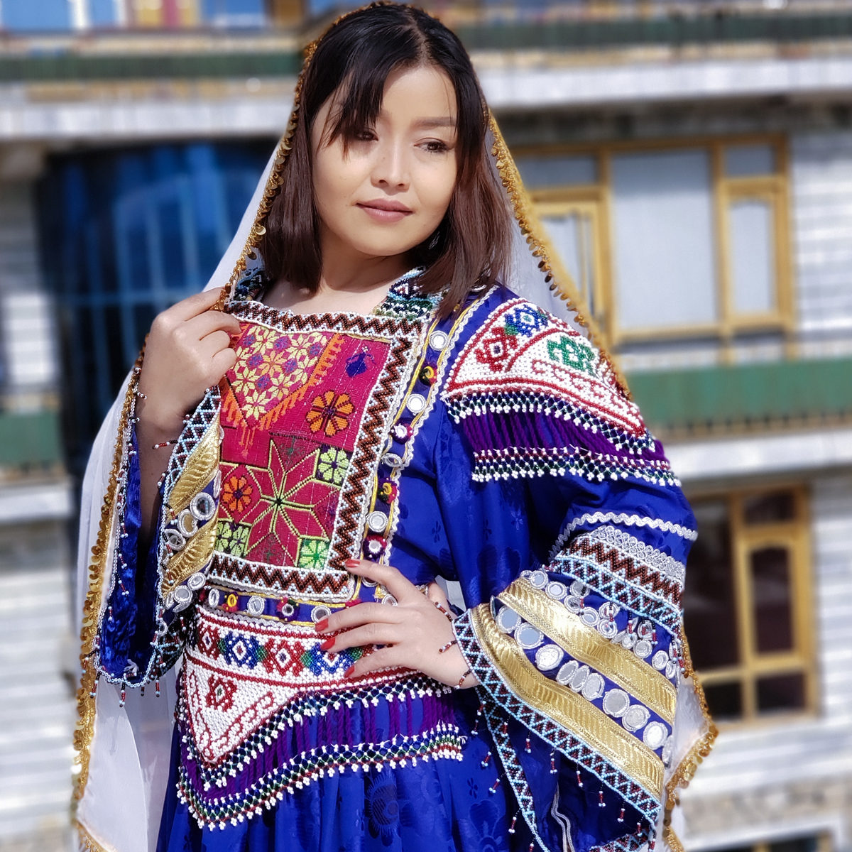 Beautiful Gande Afghani  |  Afghan Handmade Wedding Clothes