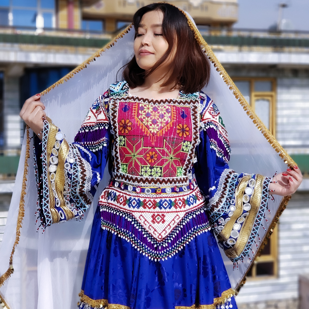Beautiful Gande Afghani  |  Afghan Handmade Wedding Clothes