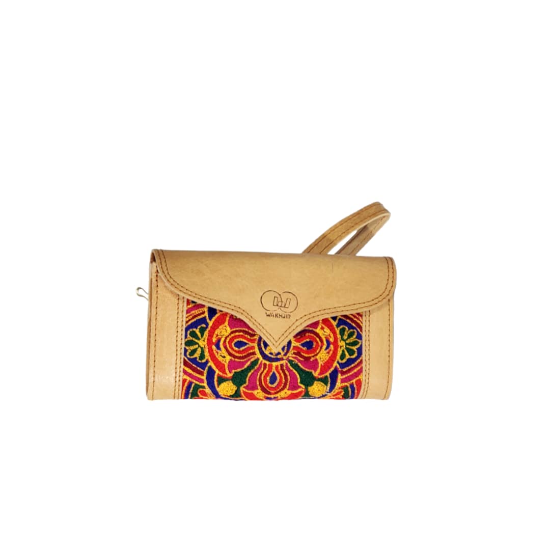 Handcrafted Pure Leather Matching Bag, Purse & Shoes | Cream Satchel Bag, Clutch Purse, Flat Shoes