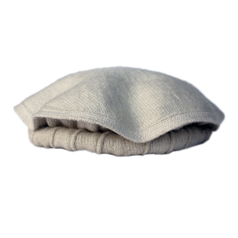 White Lahori Pakol | Handmade Woolen Afghan Topi Hat | Aseel