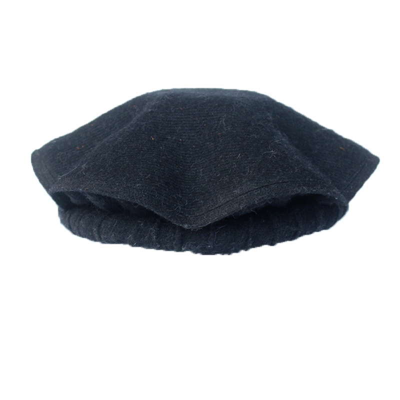 Pakol Black Swati Hat | Kunar Handmade Afghani Hat, Beret