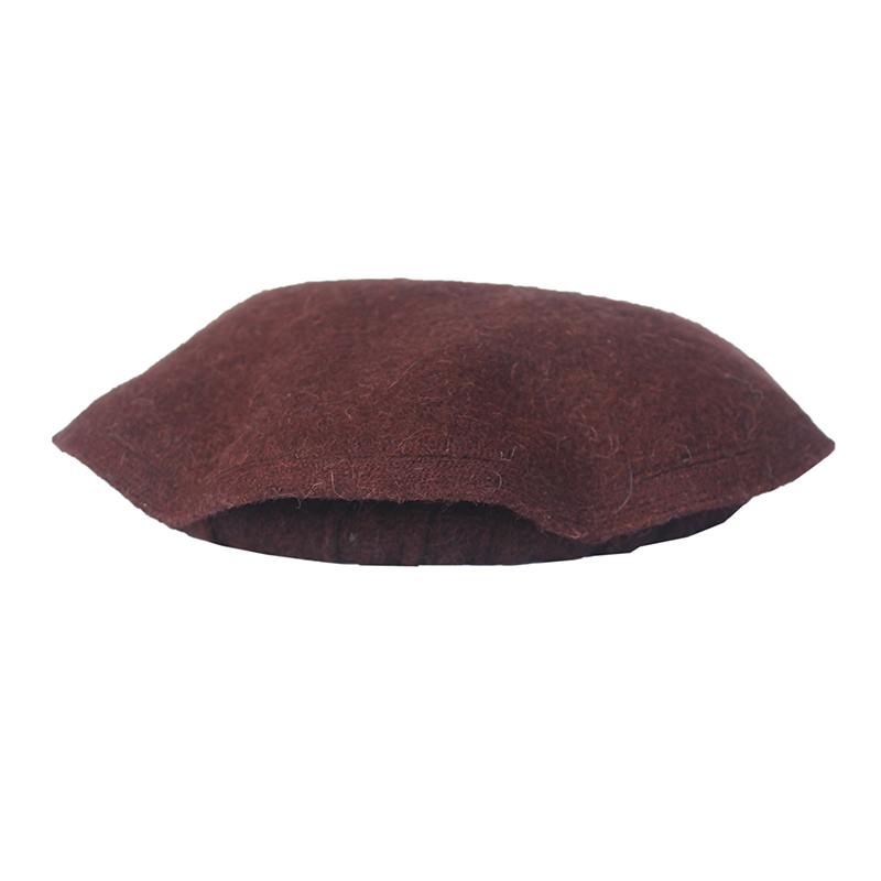 Brown Kunari Pakol | Handmade Wool Afghani Hat