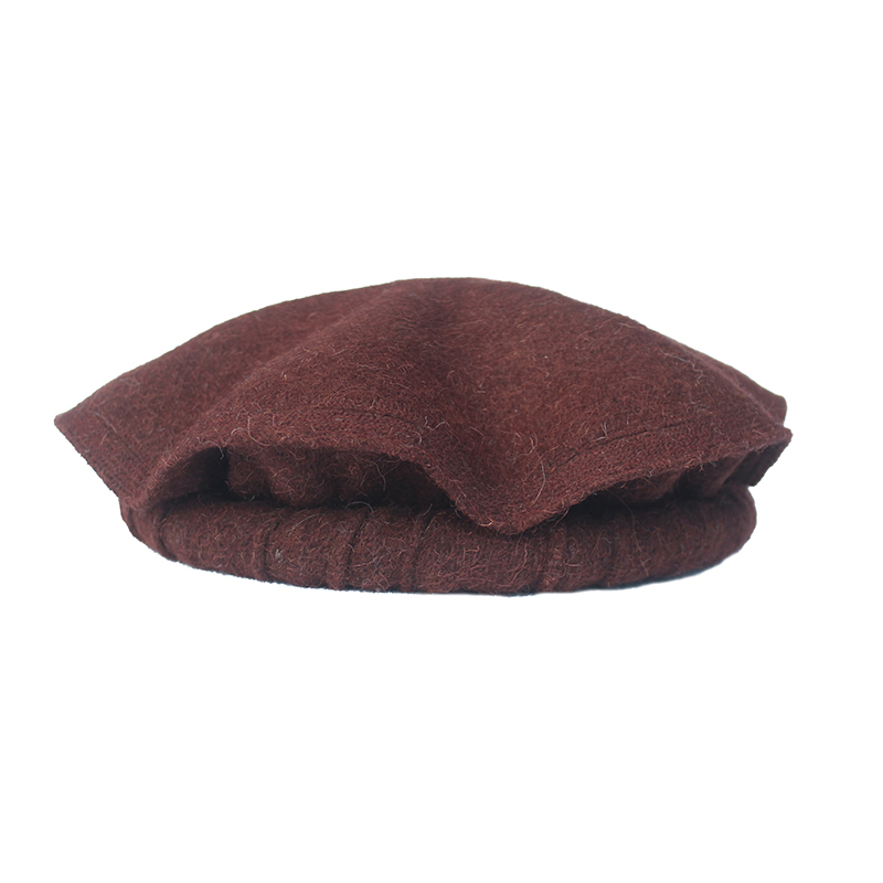 Beret, Afghan Pakol Hat, Beanie, 100% Wool, Authentic Chitrali Pakol Cap
