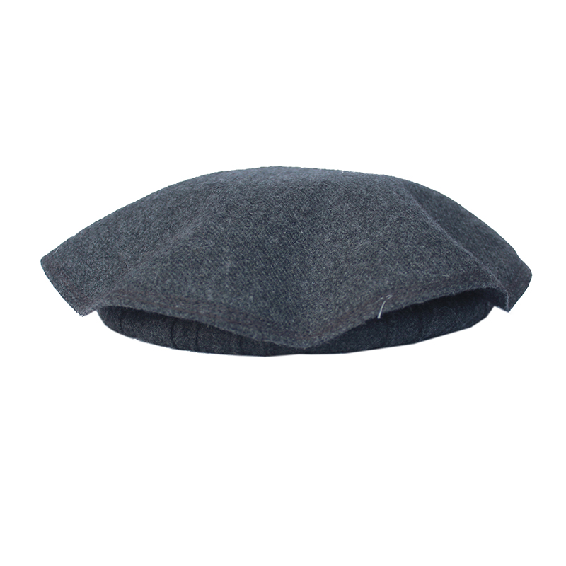 Gray Kunari Pakol| Handmade Wool Afghan Cap