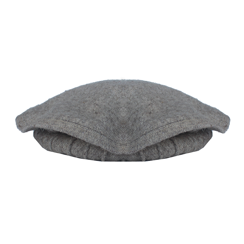 Light Gray Kunari Pakol | Handmade Woolen Afghan Cap