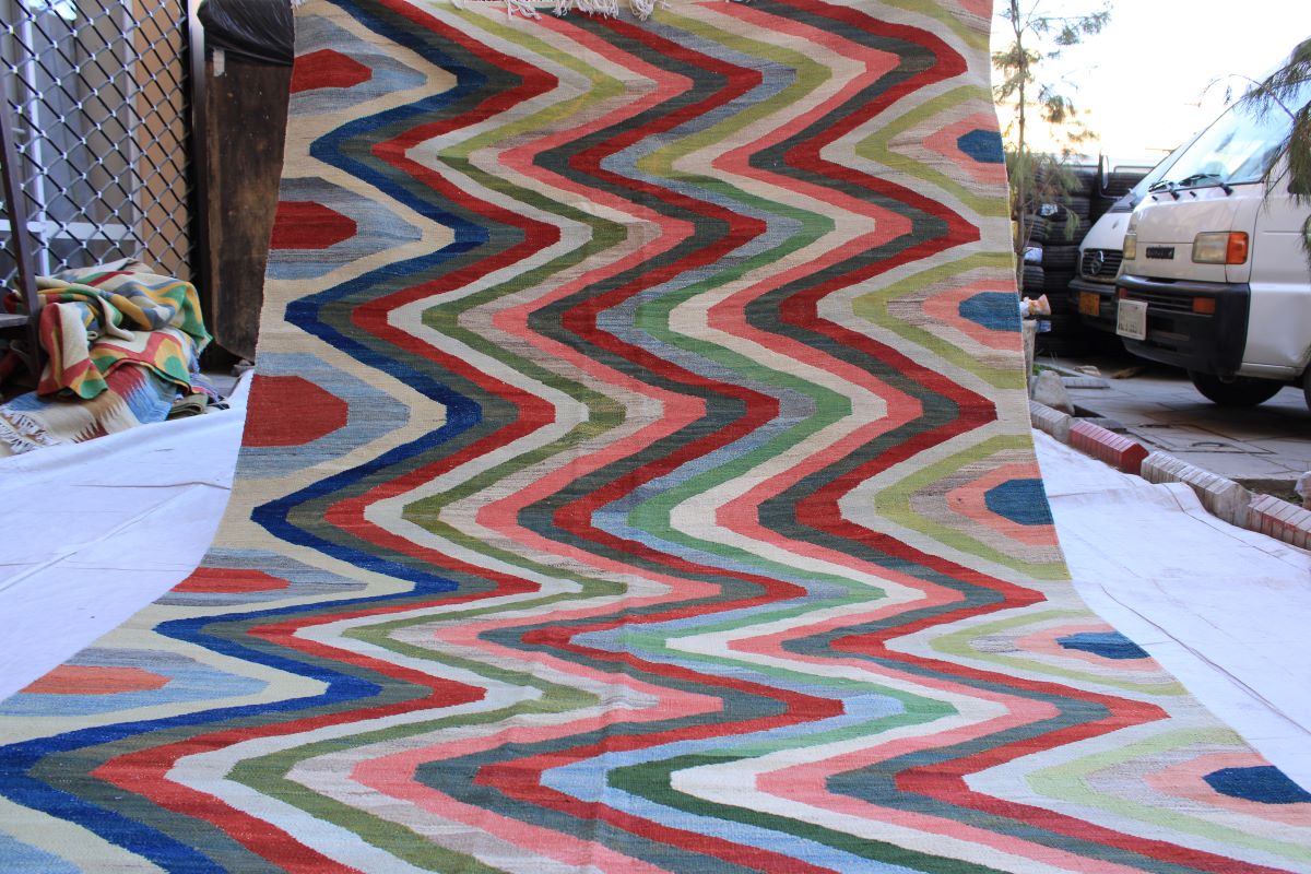 Stuuning Handmade Chobrang Kilim With Nice Colors