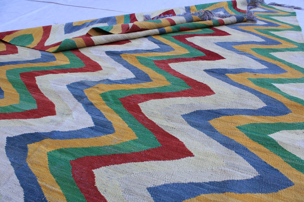 Stuuning Handmade Chobrang Kilim With Nice Colors