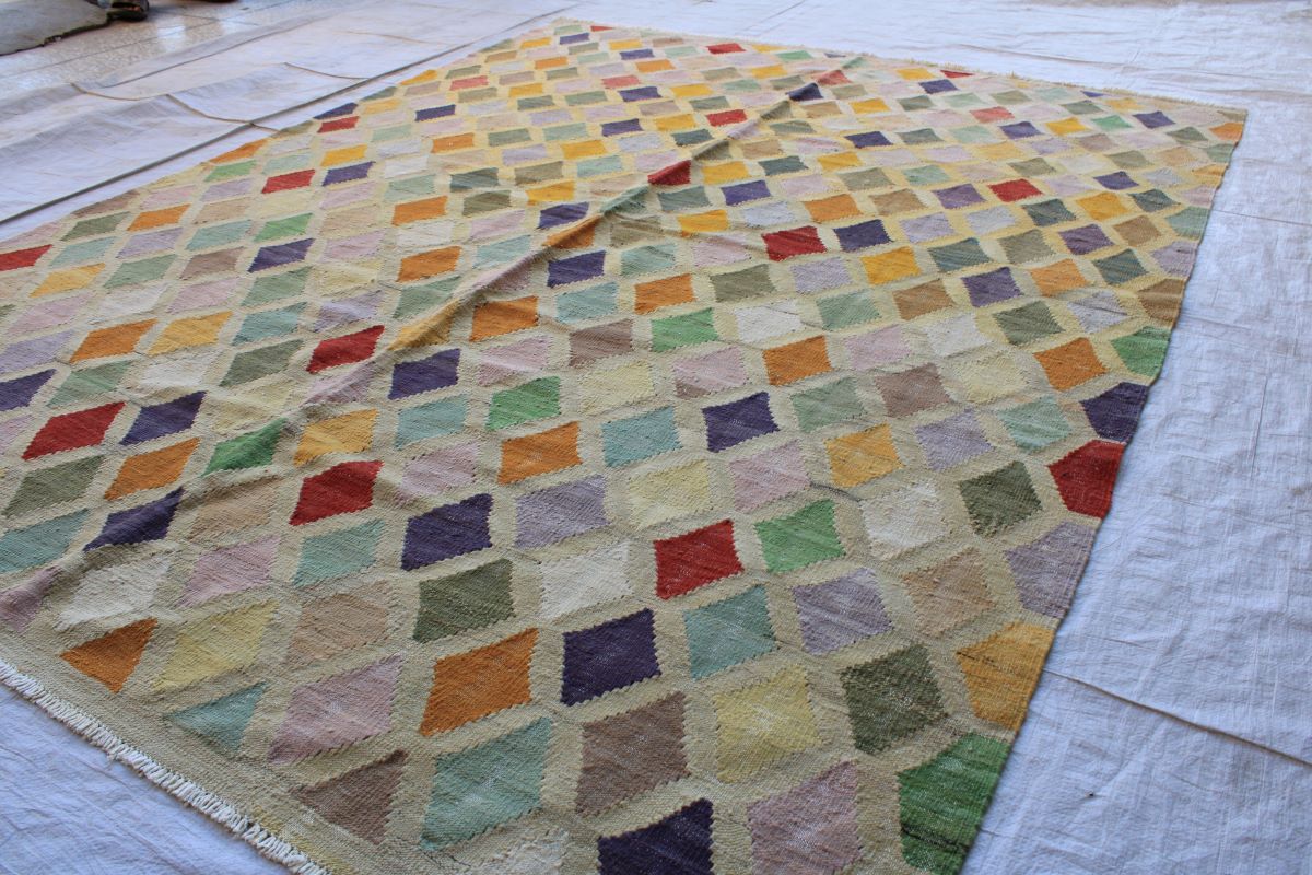 Stunning Chobi Kilim With Nice Colors 