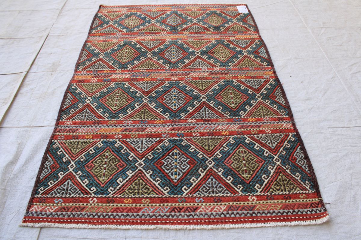 Stunning Design Chobrang Sarma Kilim With Nice Colorations