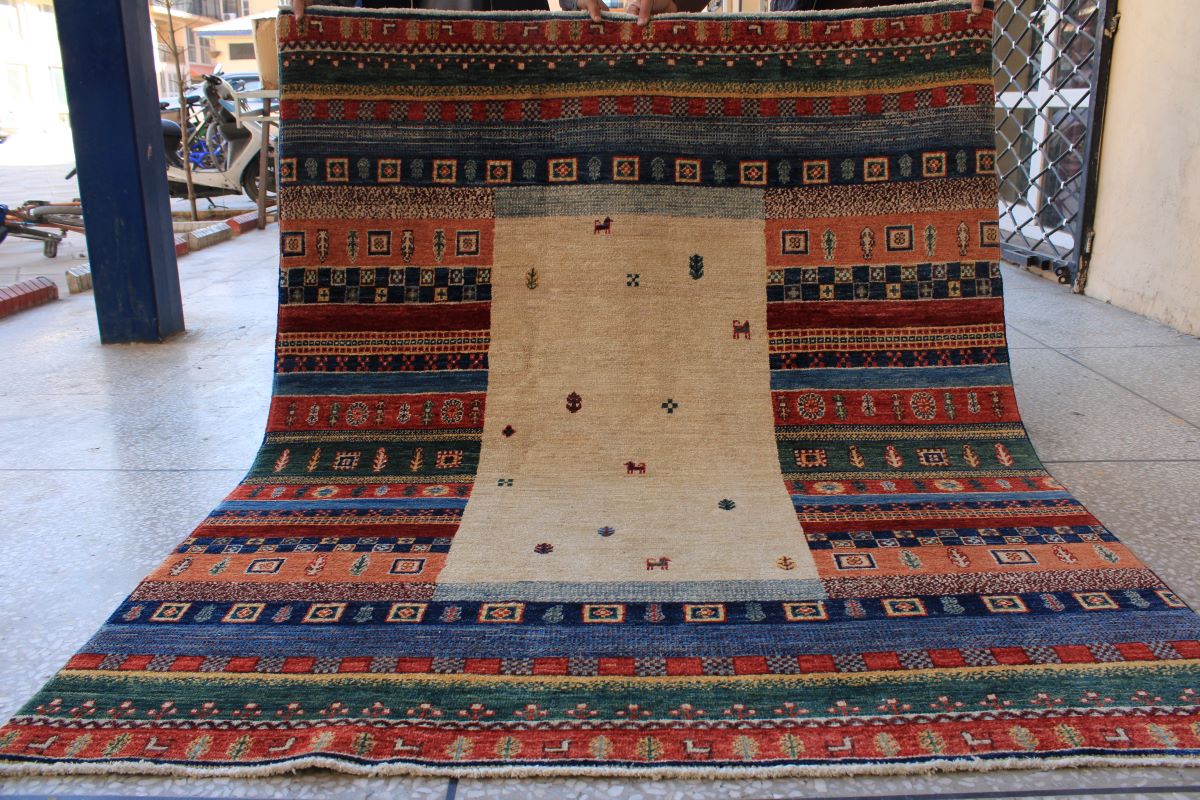 Stunning Chobrang Tree Design Carpet With Nice Coloration