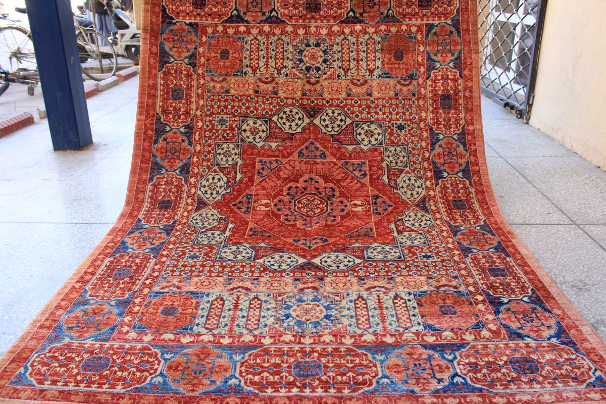 Beautifull Orange chobrang Mamlook Carpet