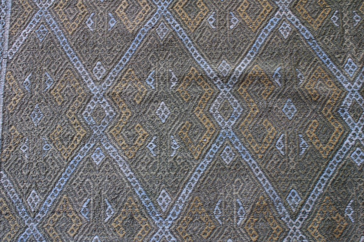 Green Color Stunning Hand Knotted Somak  Kilim