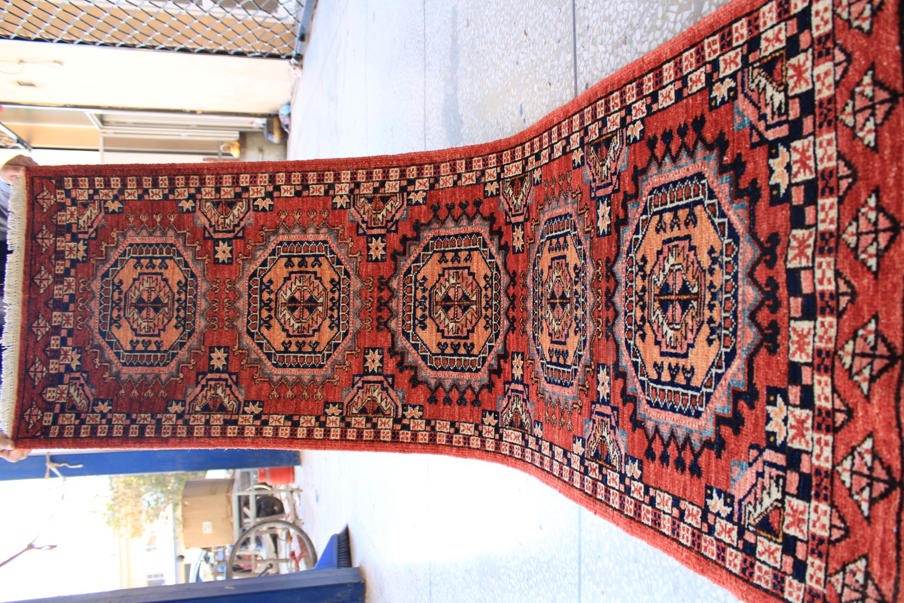 Beautifull Akhalgul Turkman Weave chobrang Carpet With Nice colorations