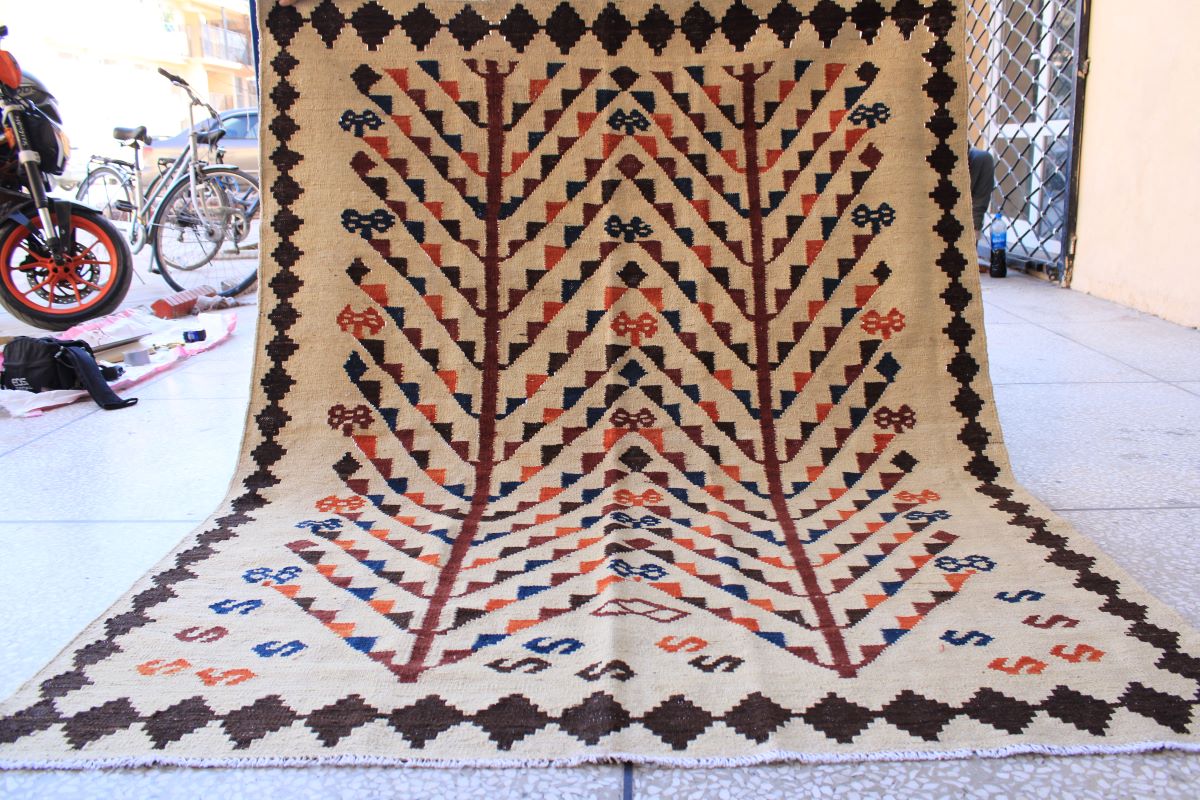 Stunning Tree Design Chobrang Kilim