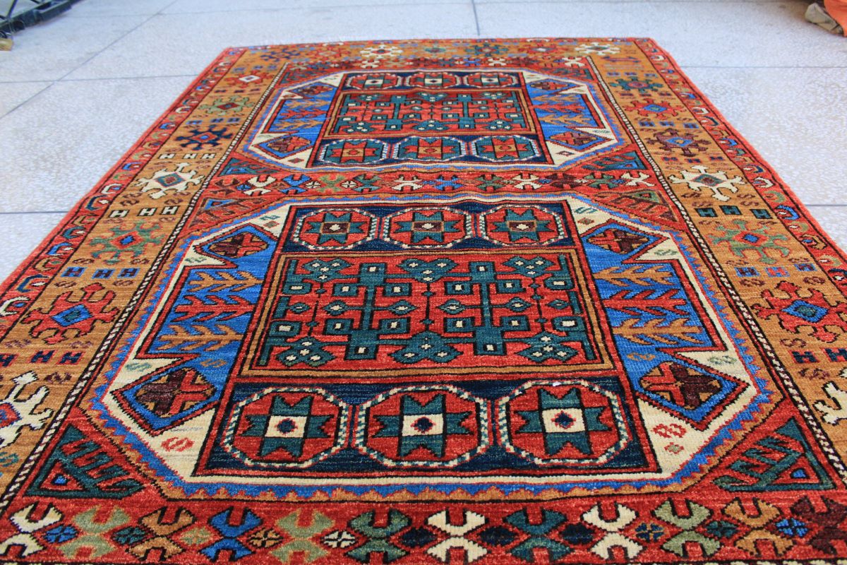 Antique Kazak Chobrang Carpet