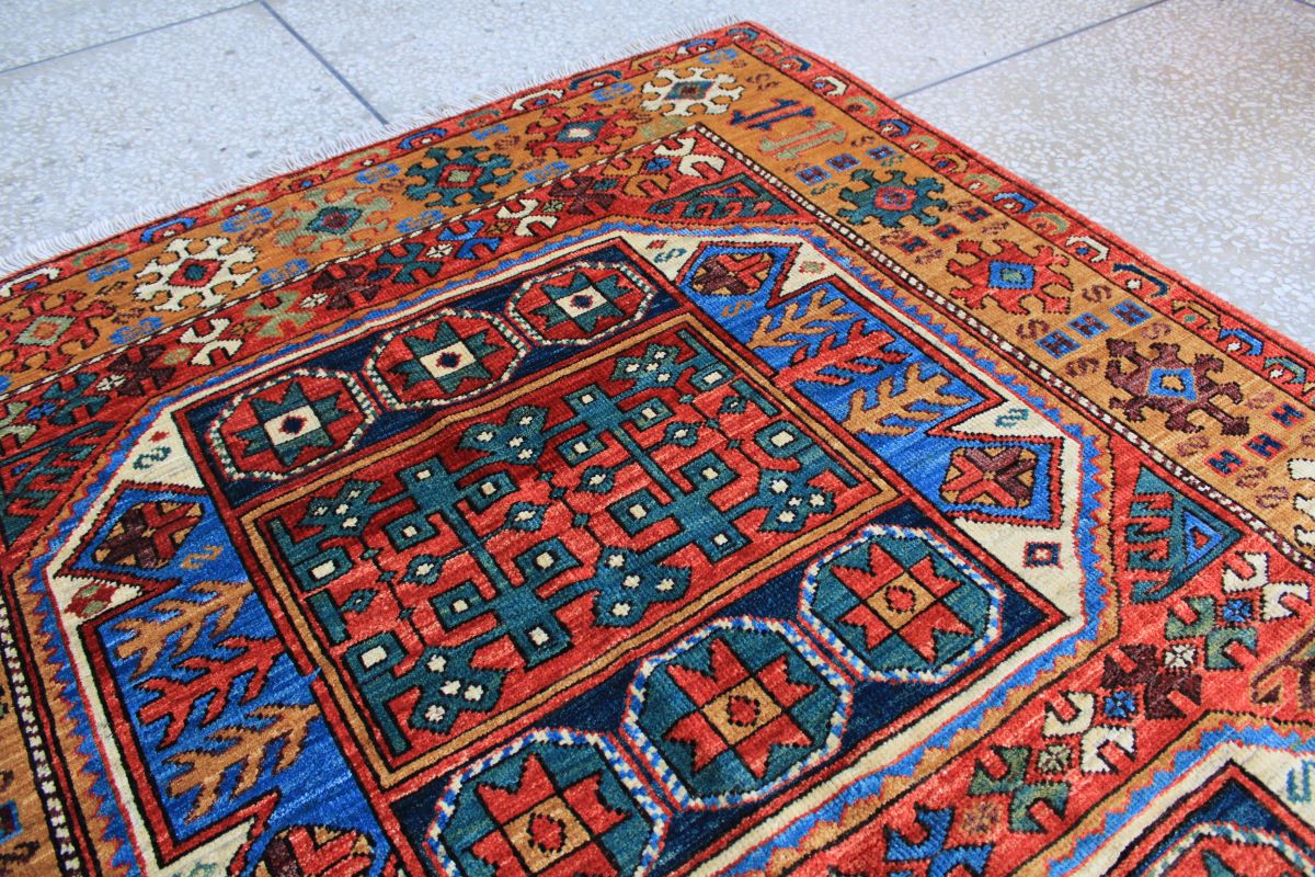 Antique Kazak Chobrang Carpet