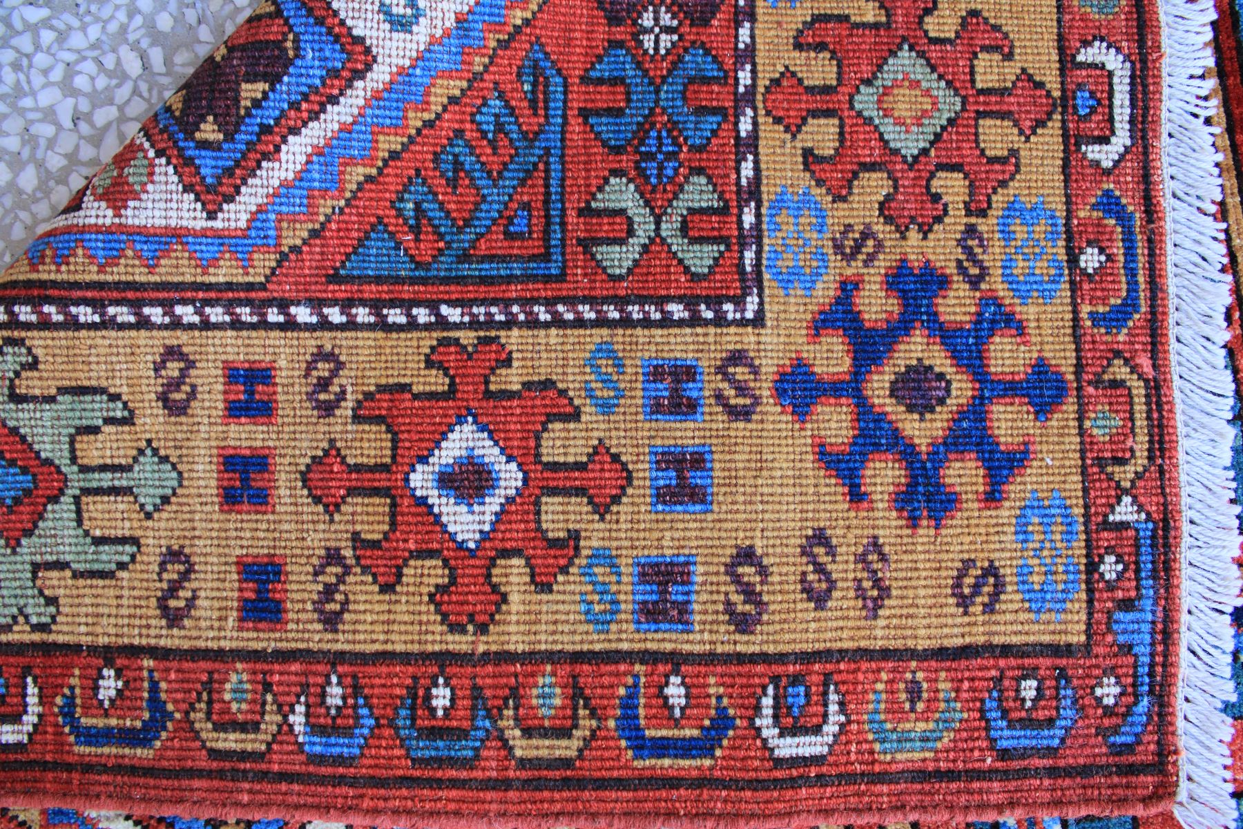 Antique Kazak Chobrang Carpet