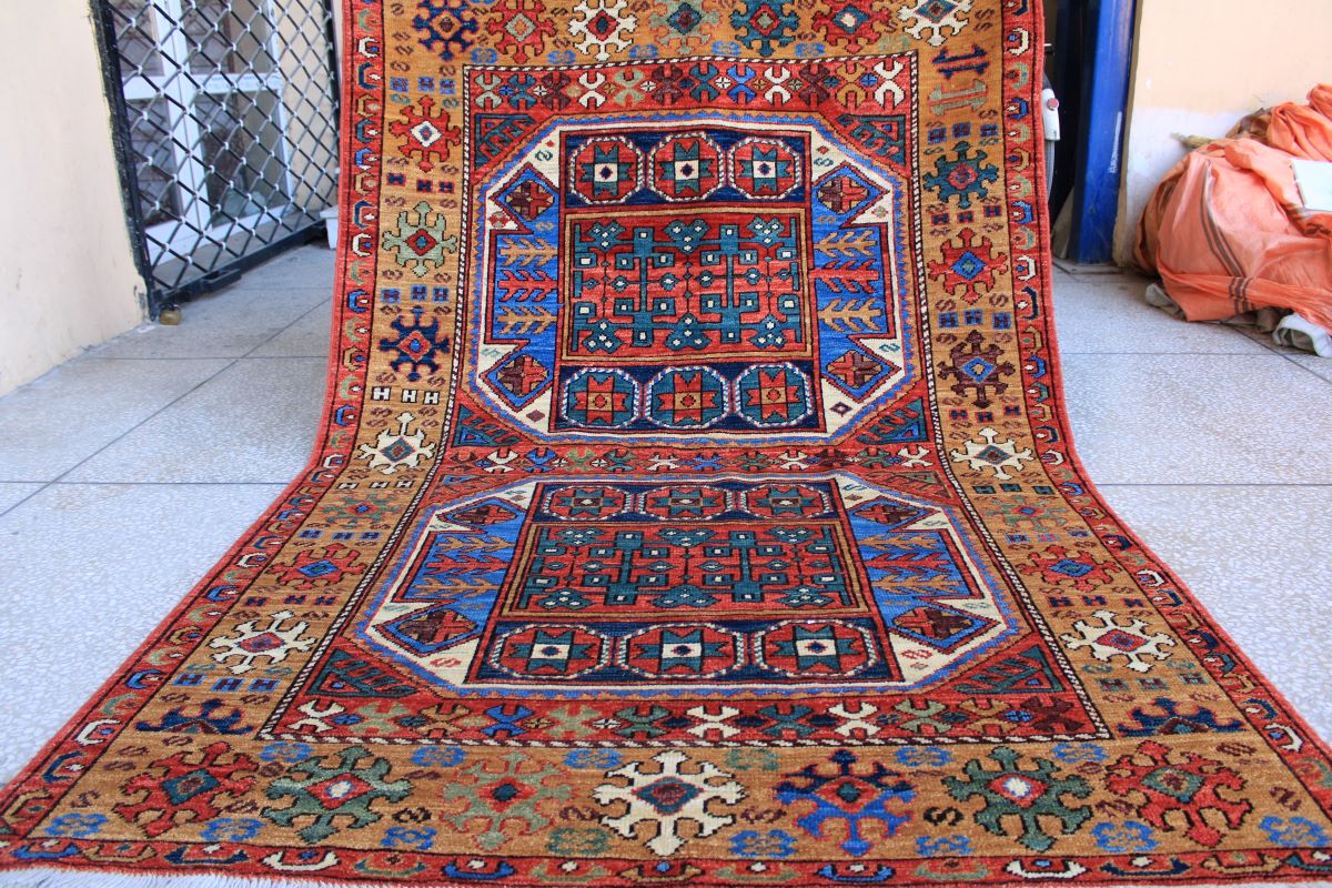 Antique Kazak Chobrang Carpet