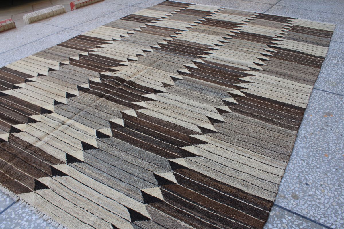 Stunning Natural Sheep Wool Handmade Kilim