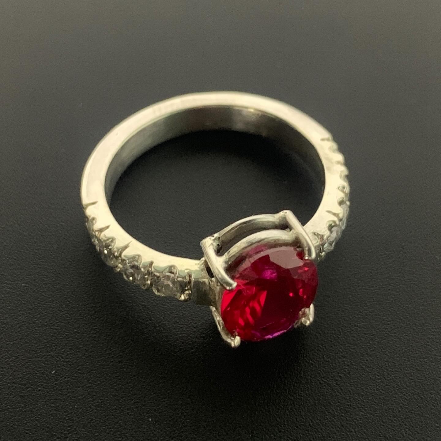 Afghani Modern Ruby Ring