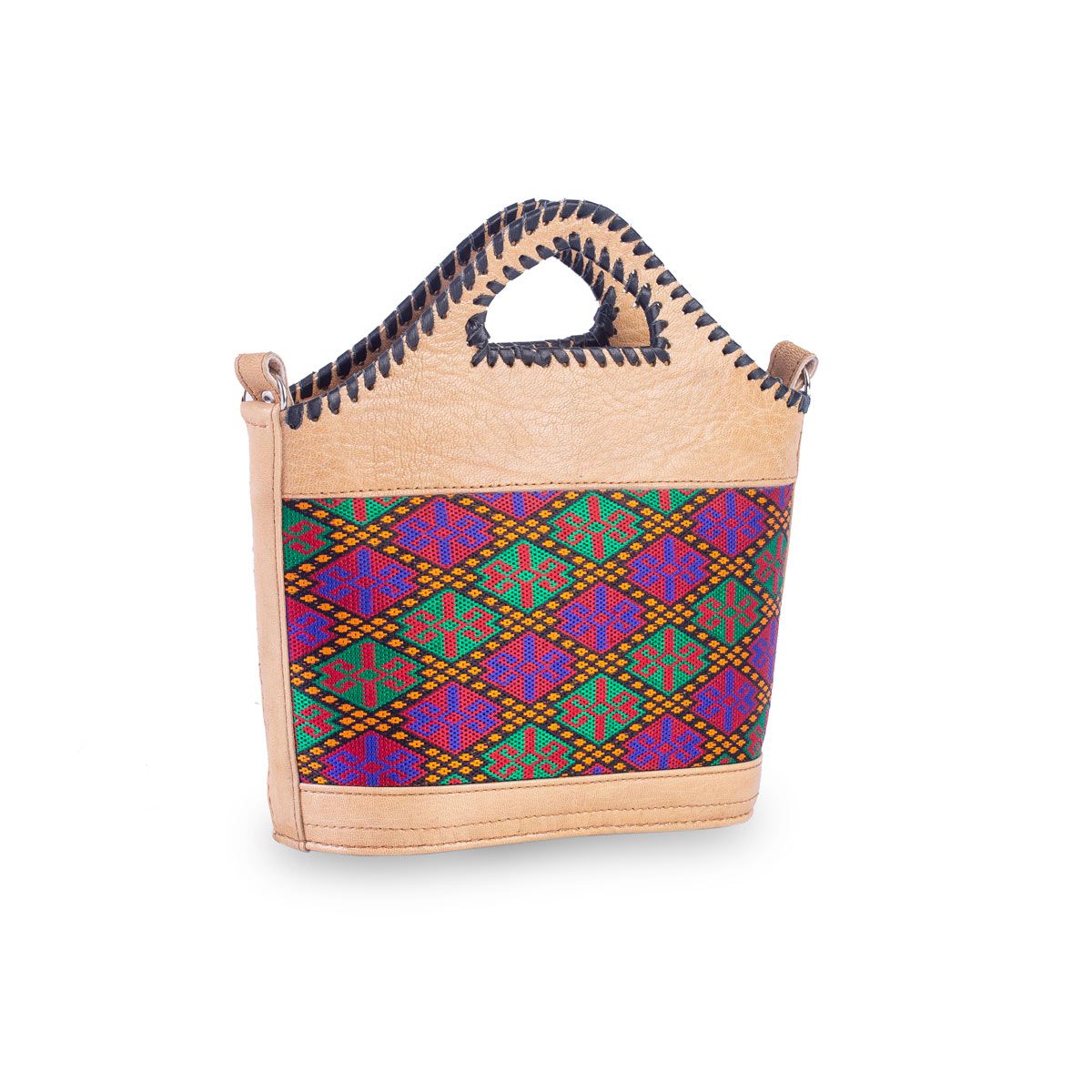 Elegant Embroidered Quilted Bag 