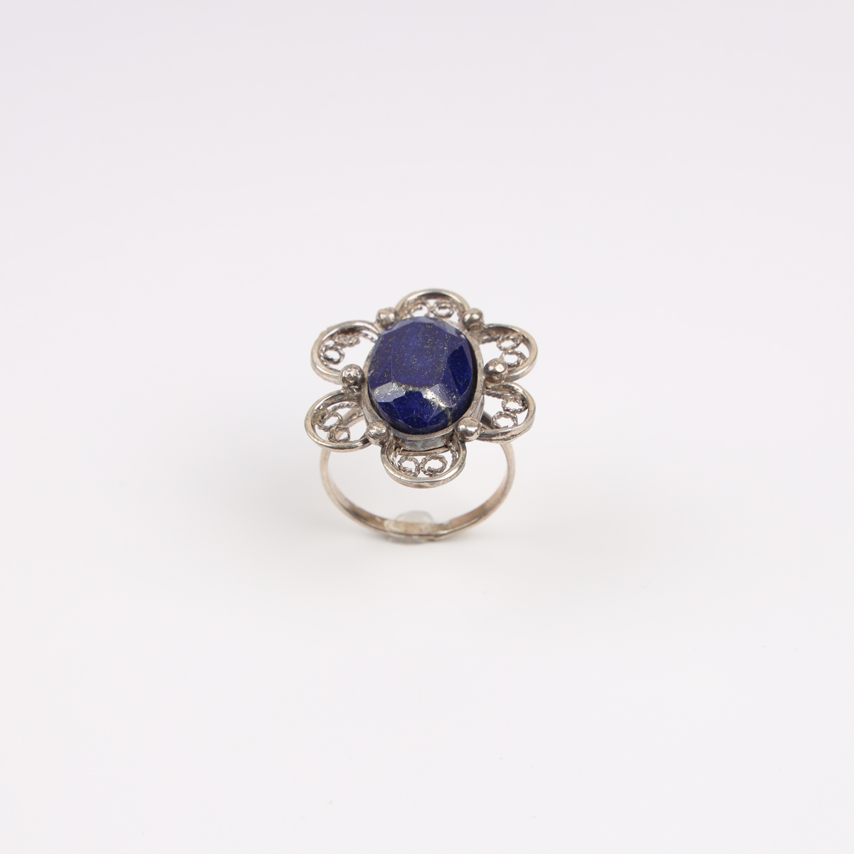 Flower Lapis Ring