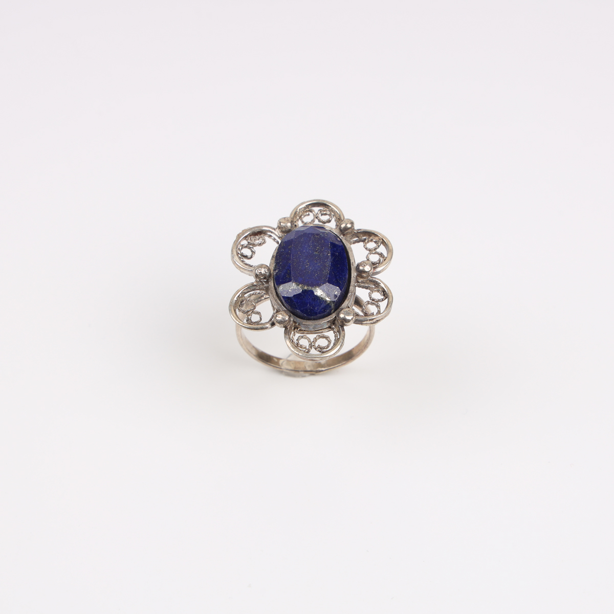 Flower Lapis Ring