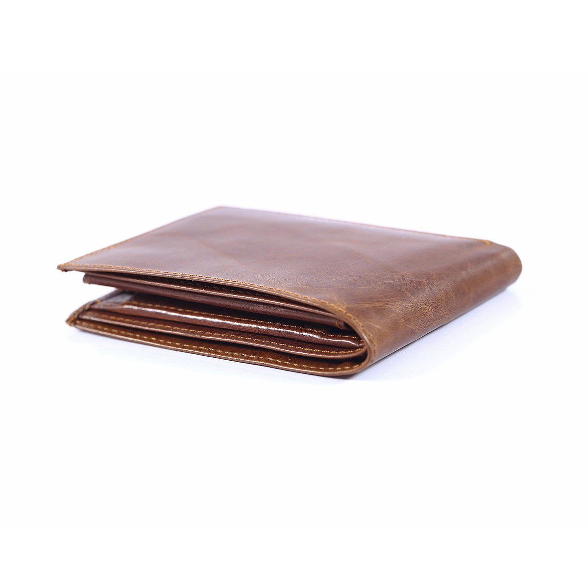 Modern Brown Men Leather Wallet