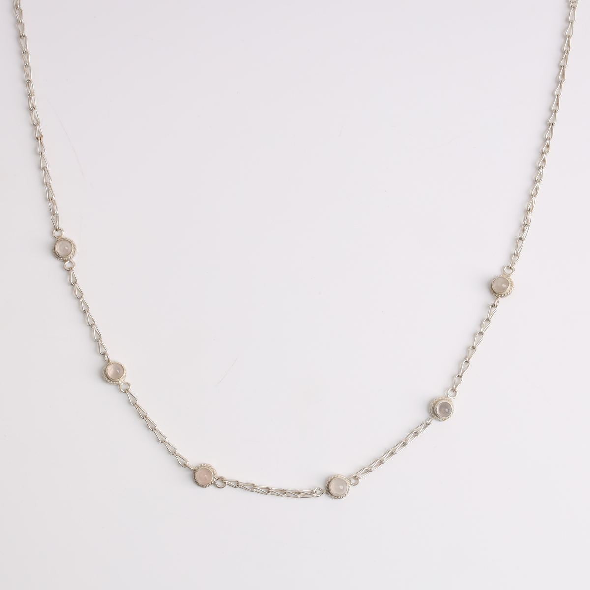 Silver Necklace with bracelet, Gemstone from Afghanistan