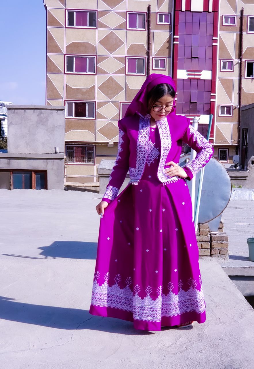 Hazargi Design Party Dress | Hand-embroidered Women Dress