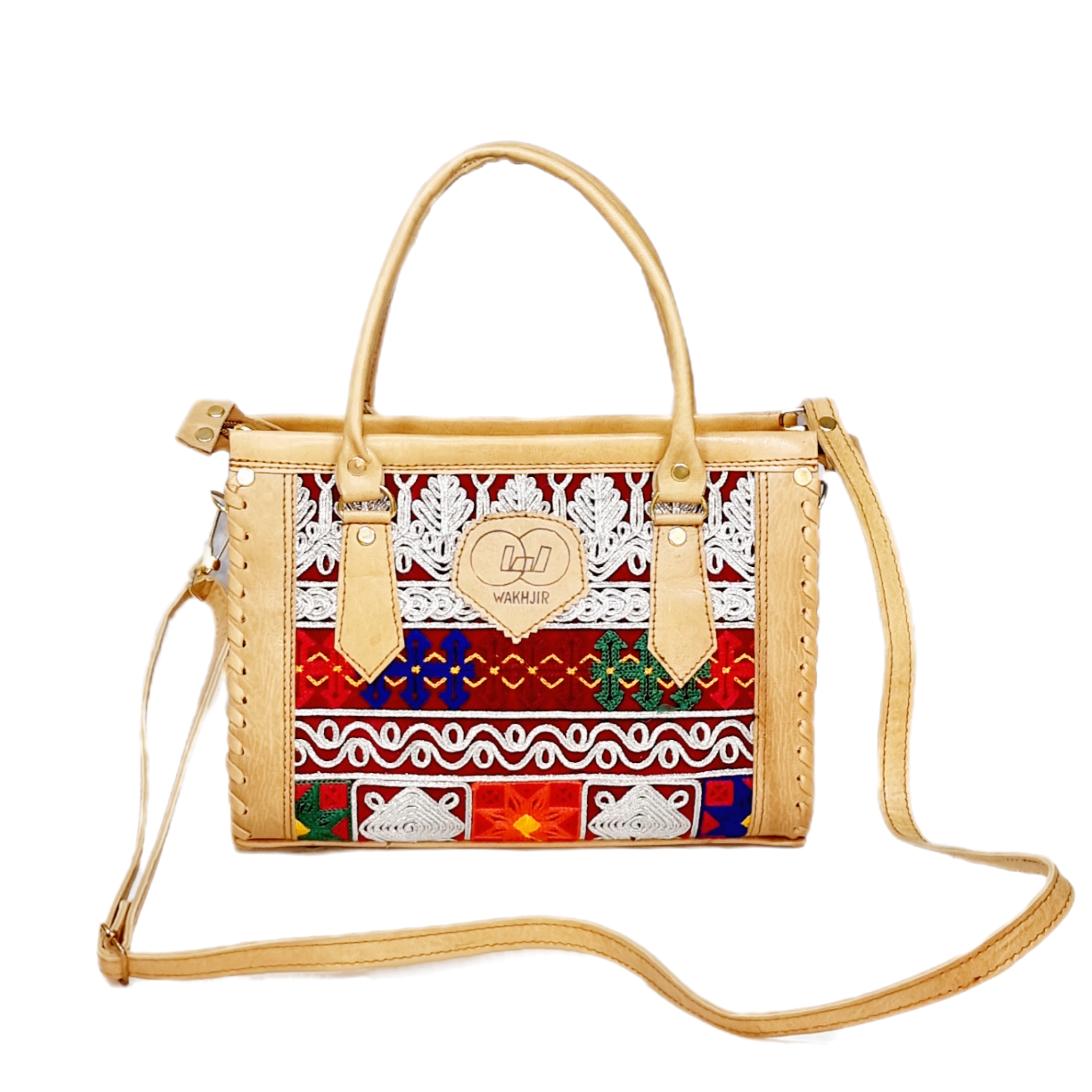 Pure Leather Matching Bag, Purse, & Shoes | Cream Satchel Bag, Envelope Purse, Flat Shoes